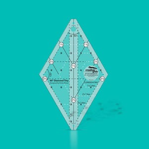 Tiny Diamond Ruler 60 Degree by Creative Grids CGR60DIATINY