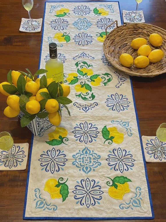 Limoncello Machine Embroidery Desighns - From Amelie Scott Designs