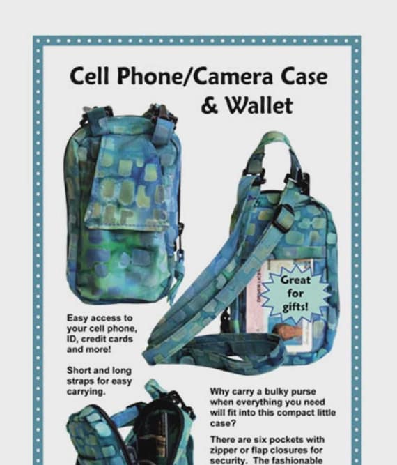 Cell Phone/Camera Case & Wallet- Sewing Pattern - By annie