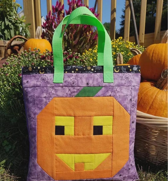 Pumpkin Tote Bag- Sewing Pattern - From Sew Fun