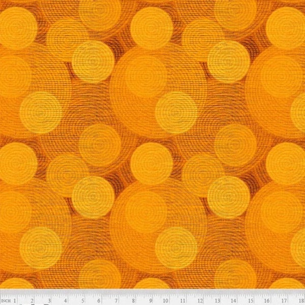 Cirque Orange by P&B Textiles - Basic Collection- By The Half Yard