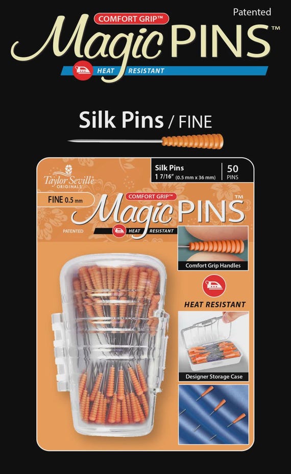 Magic Pins Silk Fine 50pc-From Taylor Seville Original
