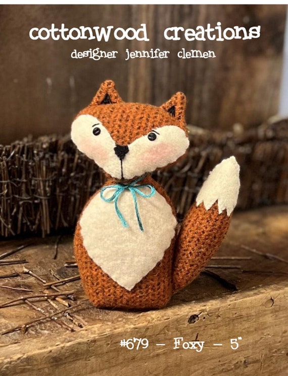 Foxy Pin Cushion Pattern by Cottonwood Creations
