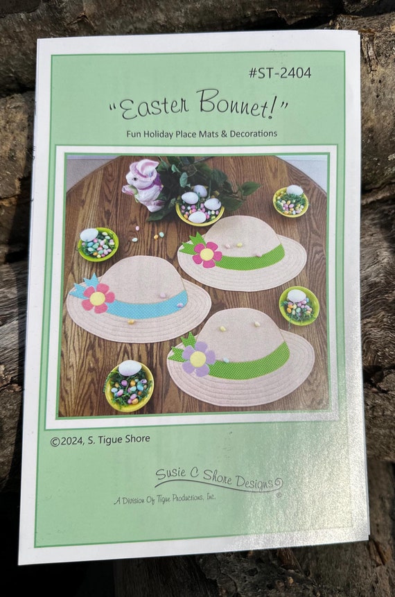Easter Bonnet Place Mats Pattern by Susie C. Shore