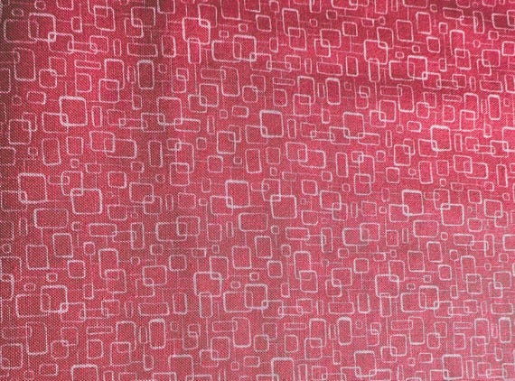 Pink Geometric Cotton Fabric - Whimsy P&B Textiles (By The Half Yard)