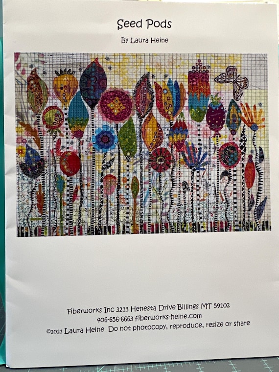 Seed Pods Collage Pattern by Laura Heine Outdoor