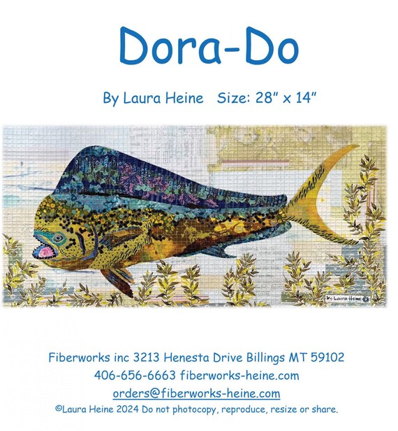 Dora-Do Collage Pattern by Laura Heine FWLHDDO