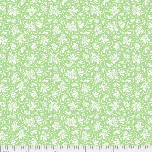 Swoop, Green, Whimsy, PB Textiles, By The Half Yard