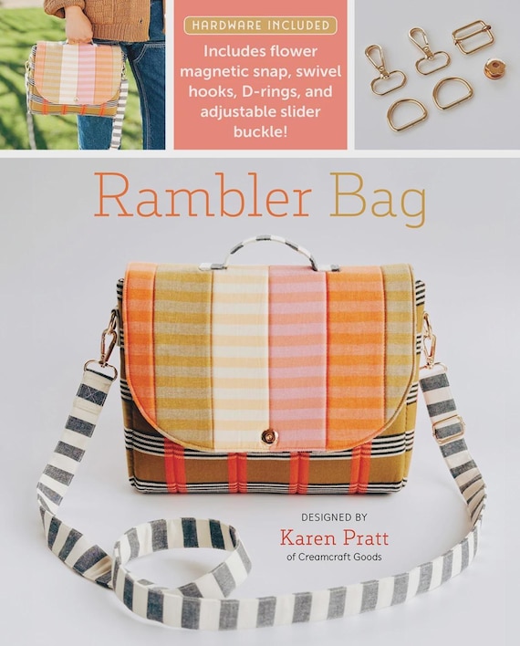 Rambler Bag -Sewing Kit- Hardwear Included- From Zakka Workshop