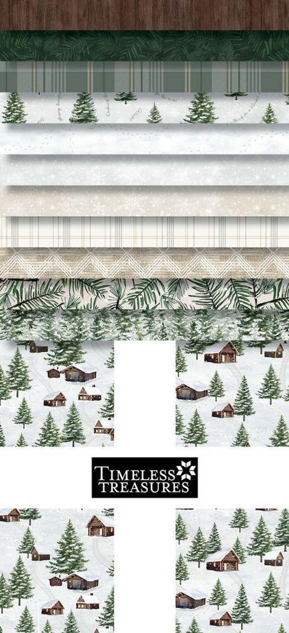 Winter Wonderland- 10inch Squares- 42 Pieces - By Timeless Treasures