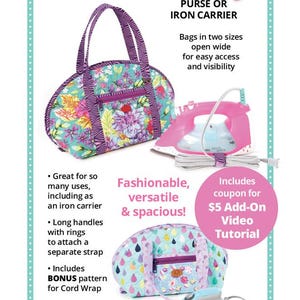 Hot and Heavy- Bag Pattern- Purse or Iron Carrier - By Annie