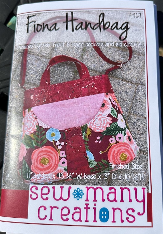 Fiona Handbag Pattern By Sew Many Creations - SMC967