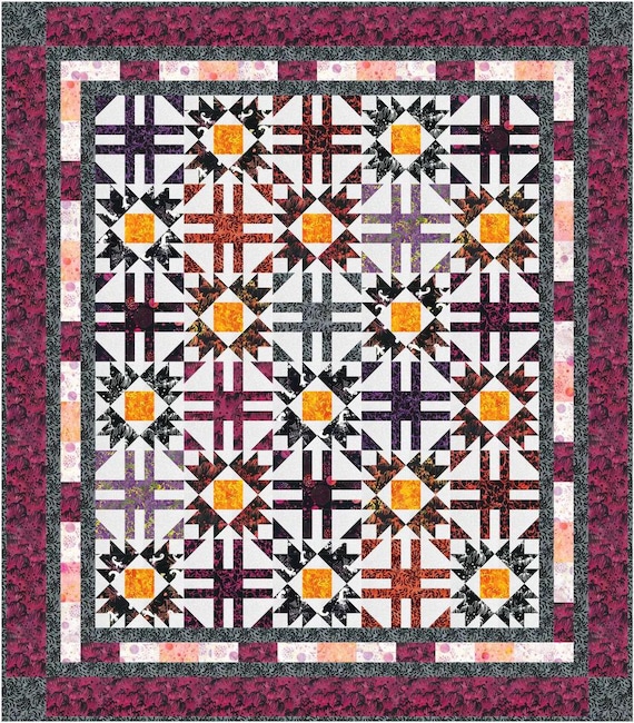 Crossing Quilt Pattern, By bound to be Quilting