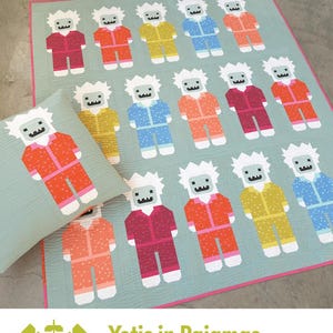 Yetis in Pajamas a Quilt Pattern by Elizabeth Hartman EH081