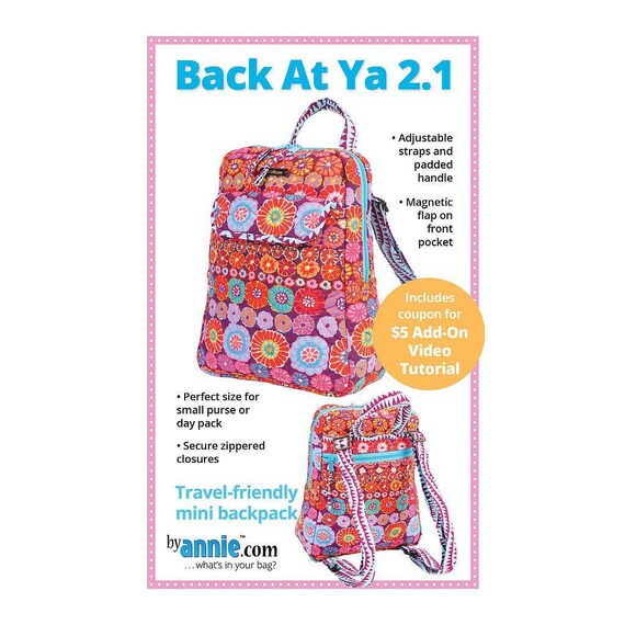 By Annie Back at Ya 2.1 Mini Backpack