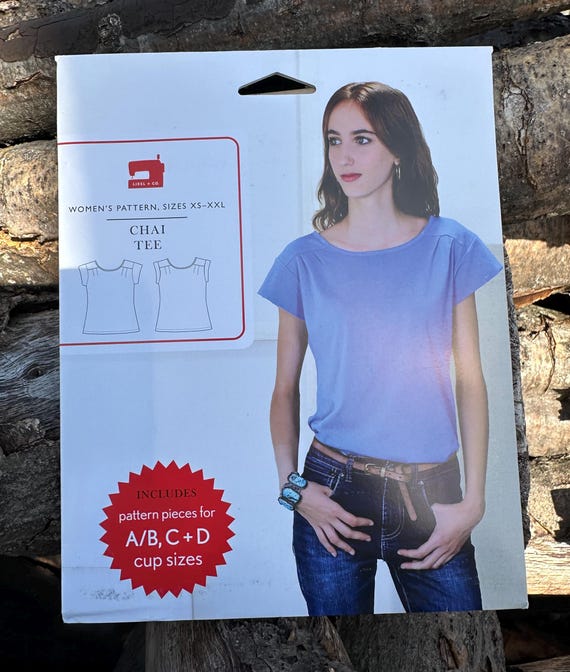 Chai Tee -  Sewing Pattern -From Liesl & Co. - LC021CT