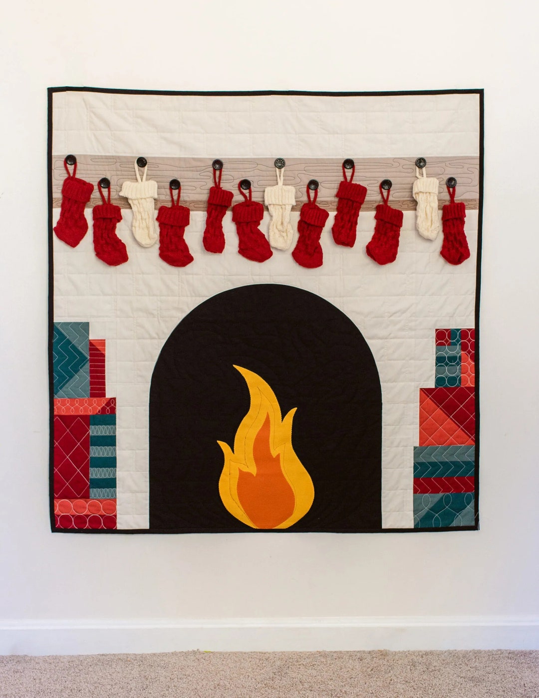 Yule Tide Advent Quilt Pattern - Etsy