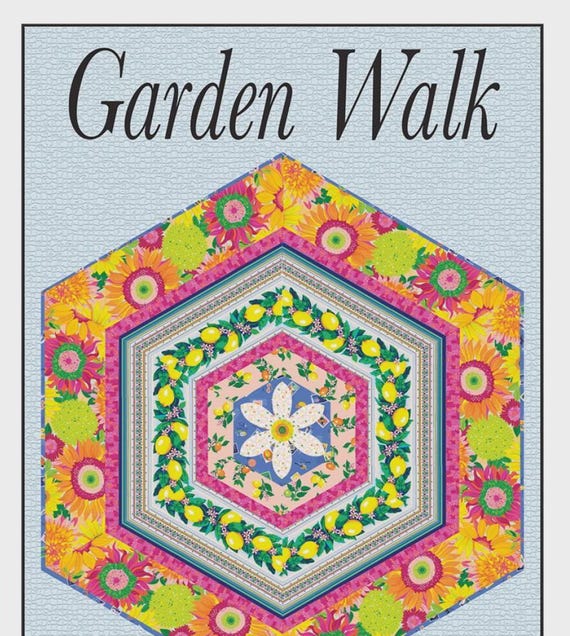 Garden Walk- Table Top Pattern - From Quilted Garden Designs