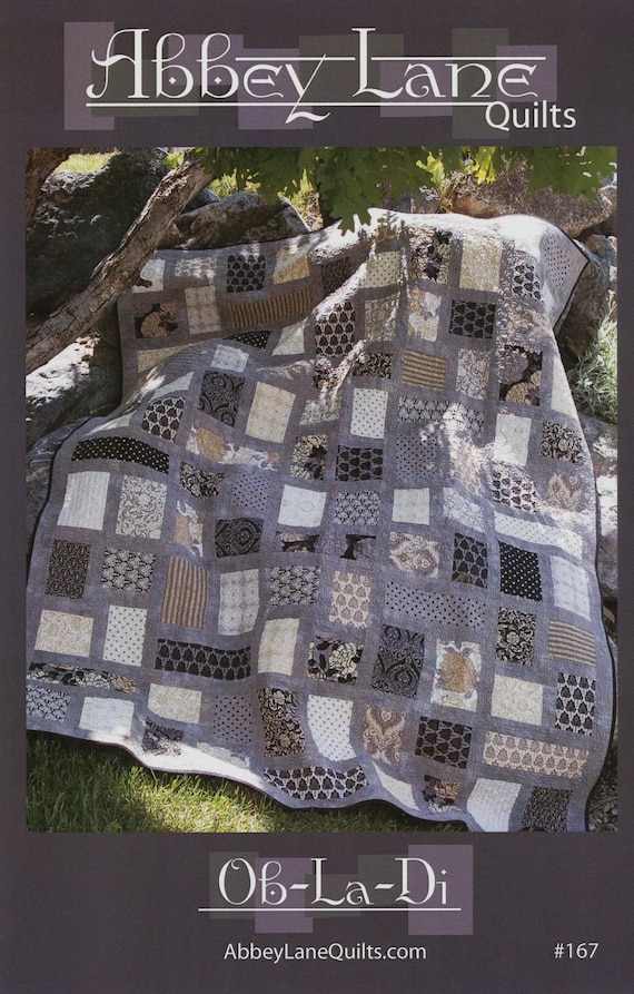 Ob-La-Di- A Fat Quater- Quilt Pattern - From Abby Lane Quilts- ALQ167