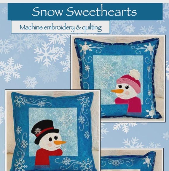Snow Sweethearts- Machine Embrodery Desighns -From Amelie Scott Designs