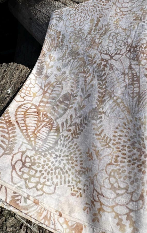 Wheat - Doodles -by Hoffman Batiks - W2581-89 - Priced by the Half Yard