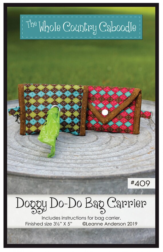 Doggy Do-Do Bag Carrier Pattern by The Whole Country Caboodle,