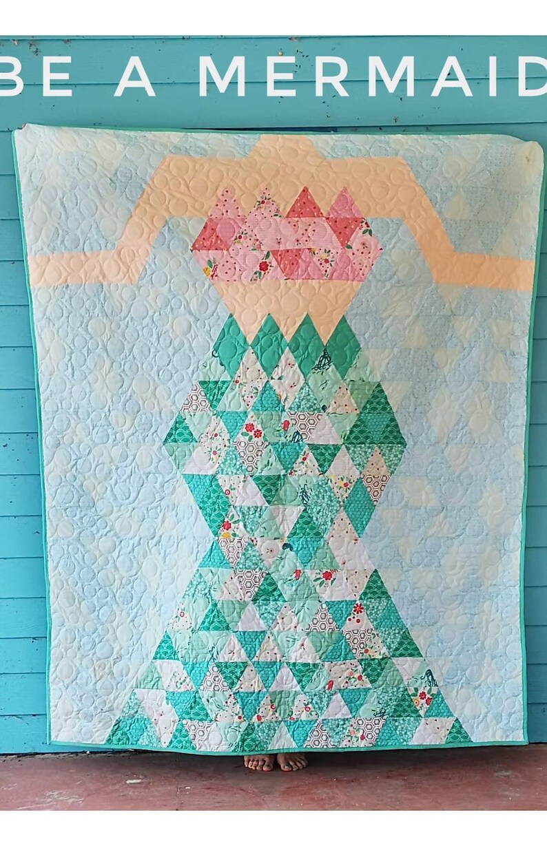 Be A Mermaid - Quilt Pattern From Sew A Story /bee Sew Inspired - Etsy