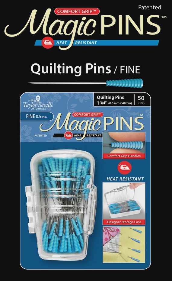 Magic Pins Quilting Fine 50pc- From Taylor Seville Original