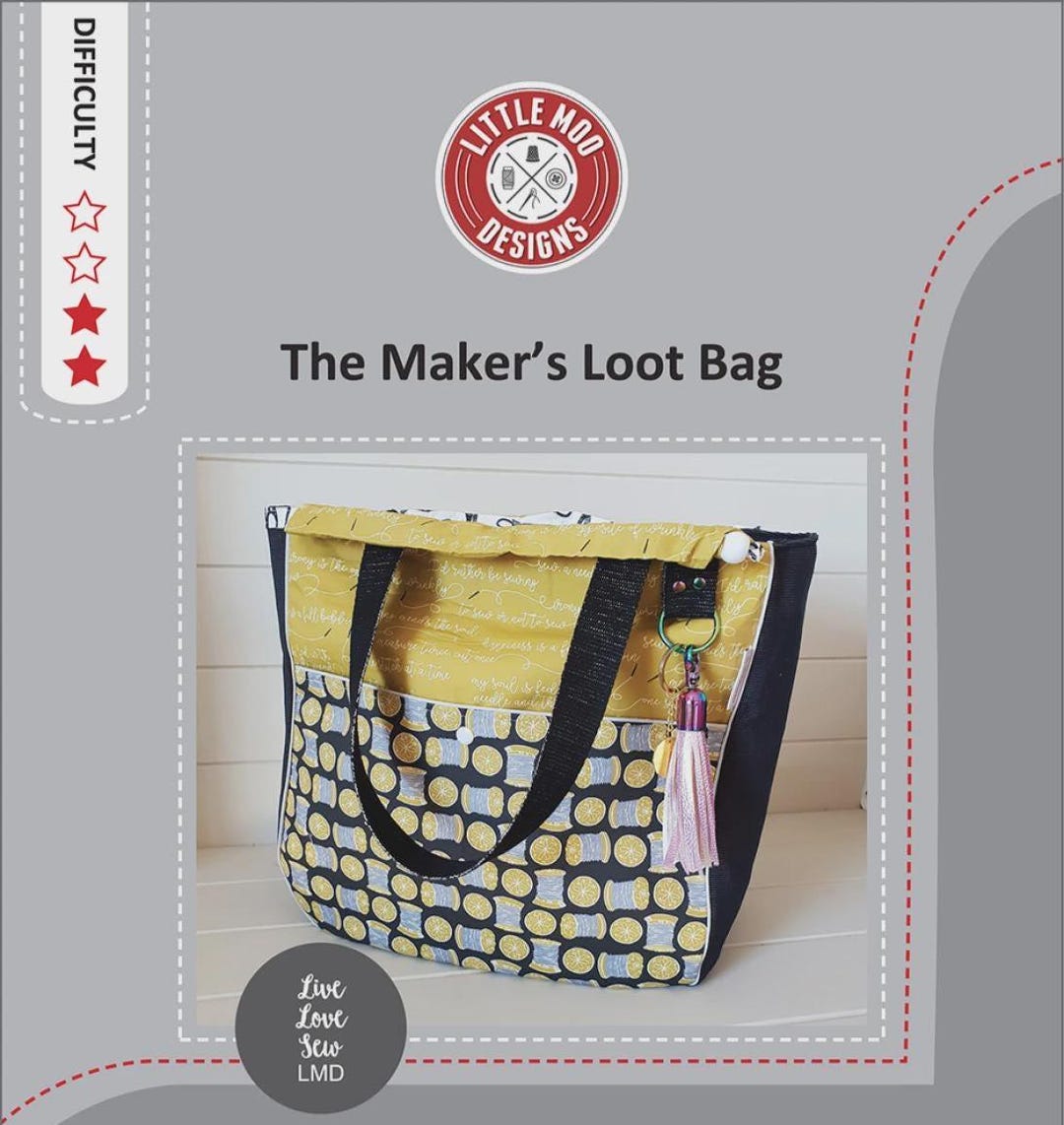 Lotbag Pattern Makers Loot Bag- Sewing Pattern -from Creative Abundance (paper Pattern ...