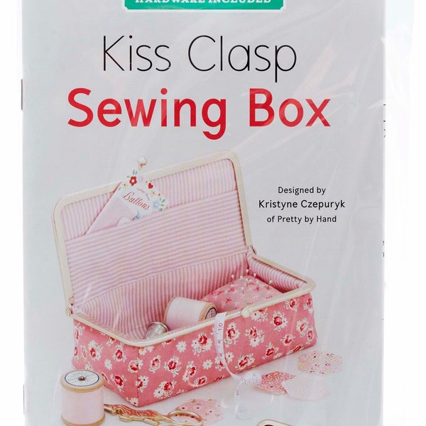 Kiss Clasp Sewing Box Pattern Kit - Includes Hardware  and/or Extra Hardwear to make another