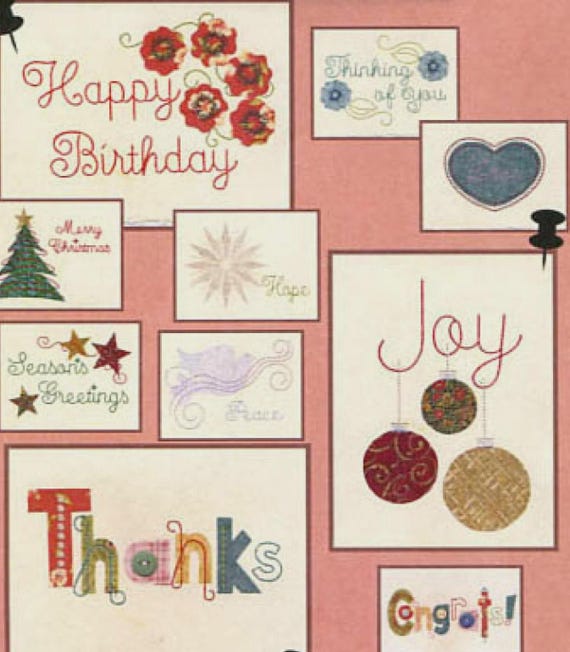 Greetings with CD-  Embordery Desighns - From Smith Street Designs