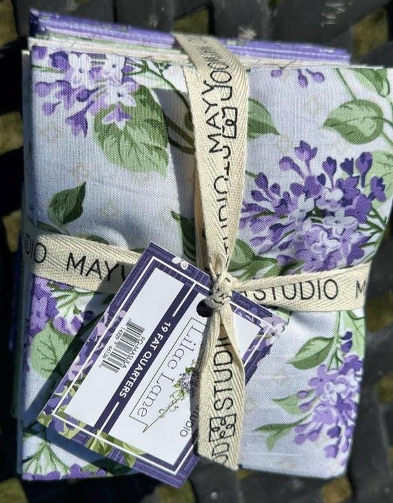 Lilac Lane - 19 Piece Fat Quater Bundle - by Maywood Studio Collection-