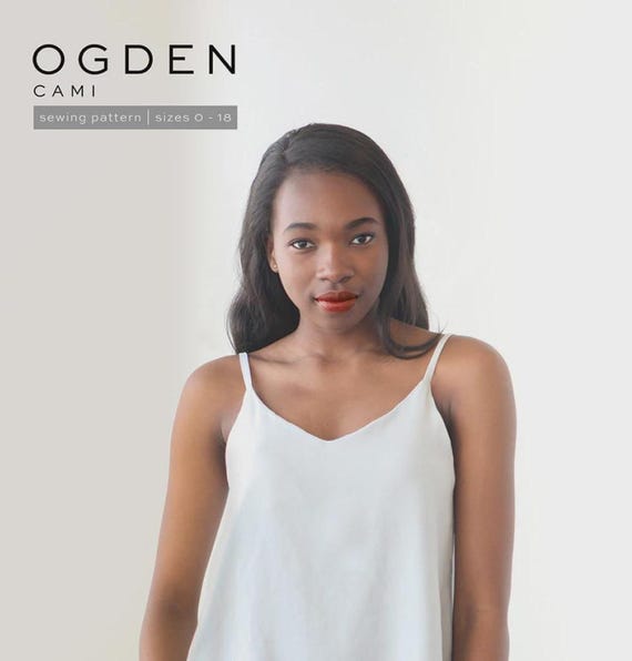 Ogden Cami - Sewing Pattern - By True Bias Patterns - Sizes 0 - 18