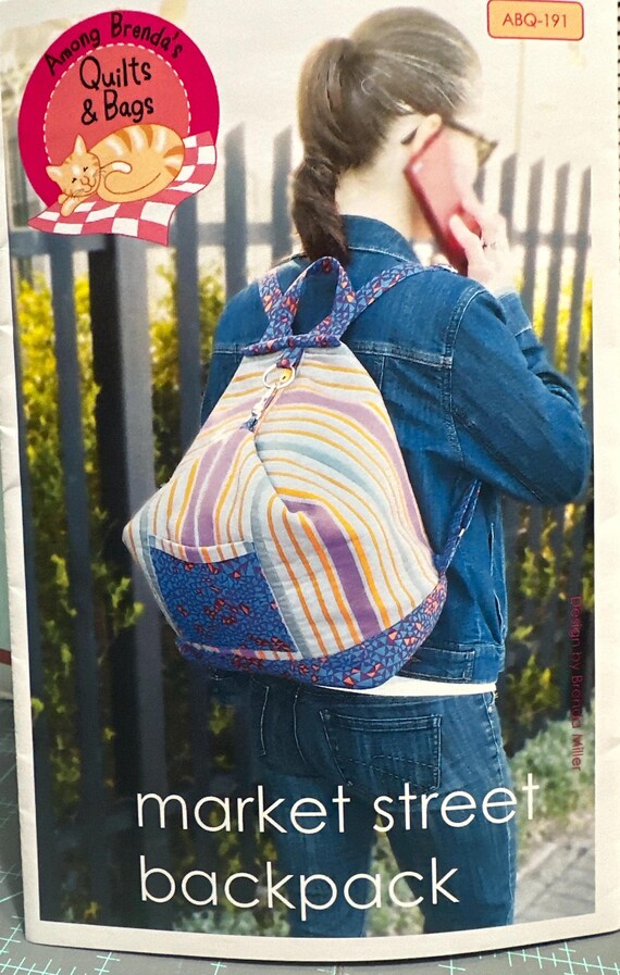 Market Street Backpack pattern by Among Brenda
