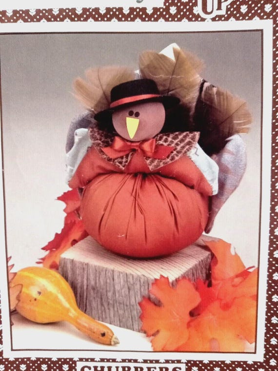 Thanksgiving Chubbers Vintage Kit -  Mr. Turkey & Pilgrim Man