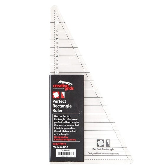 Creative Grids Perfect Rectangle Ruler 9-1/2in Quilt Ruler # CGRTMT3