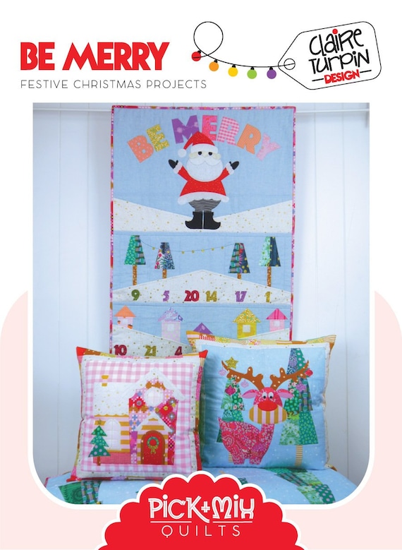 Be Merry Christmas Project Pattern Book and Template