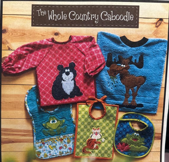 Bibbity Bobbity Boo Two Bib - Sewing Patterns  - by Whole Country Caboodle