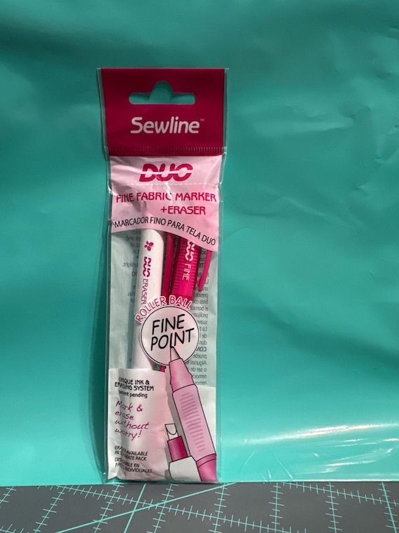 Duo Marker Fine Point By Sewline Marker + Eraser