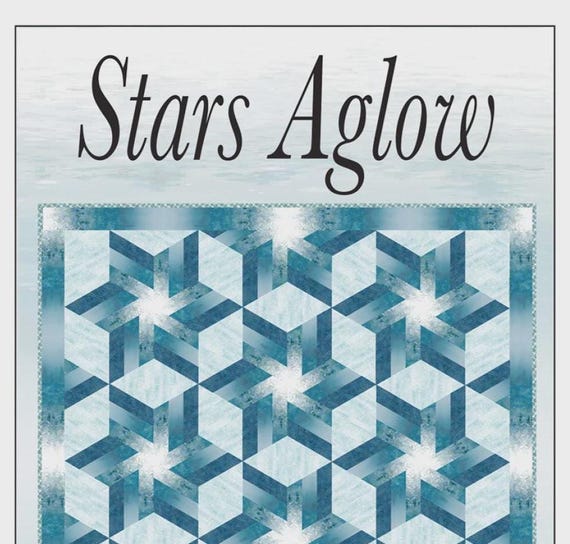 Stars Aglow - Quilt Pattern - From Quilted Garden Designs(Paper Pattern)