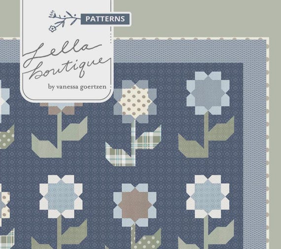 Cottage Blossoms- Quilt Pattern - From Lella Boutique