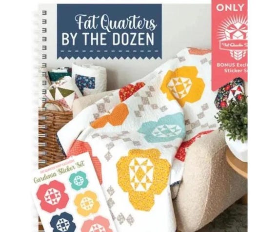 Fat Quarters By The Dozen Book - From It's Sew Emma -2025 Version