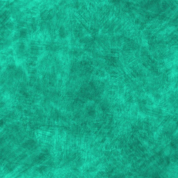 Grunge Paint Caribbean Green Quilt Quality Fabric sold by the half yard