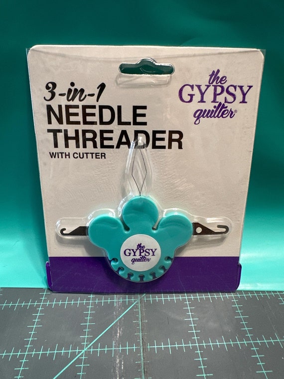 The Gypsy Quilter 3 In 1 Needle Threader with Cutter TGQ142