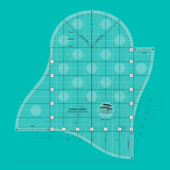Scallop Template by Creative Grids CGRSCALLOP