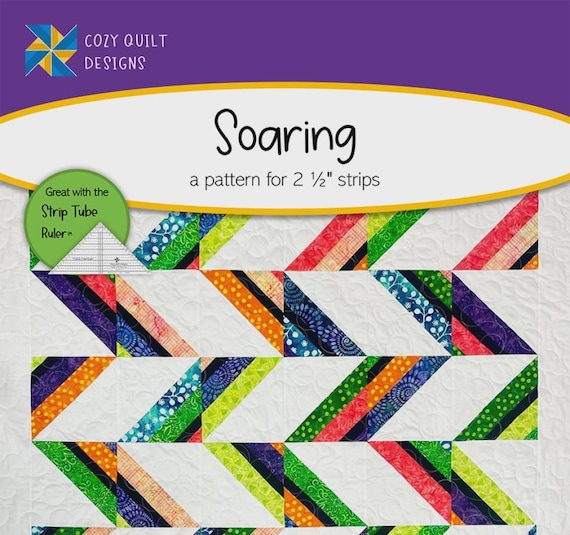 Soaring- Jelly Roll, Pattern -From Cozy Quilt Designs (Paper Pattern)