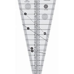 Creative Grids 22-1/2 Degree Triangle Ruler # CGRT225