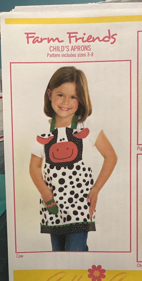 Farm Friends, Child's Apron by from Cotton Ginnys Patterns