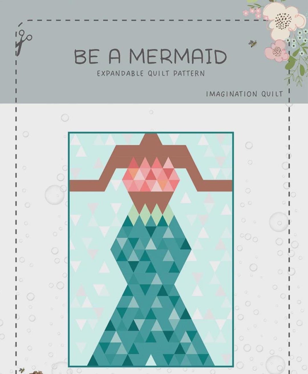 Be A Mermaid - Quilt Pattern From Sew A Story /bee Sew Inspired - Etsy