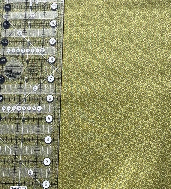 PB Textiles Olive Mattonelle  by The Half Yard